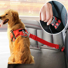 "Adjustable Pet Seat Belt"