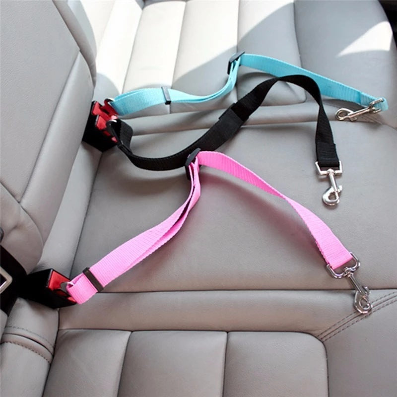 "Adjustable Pet Seat Belt"