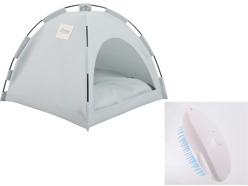 "Pet Tent Cooling Bed"