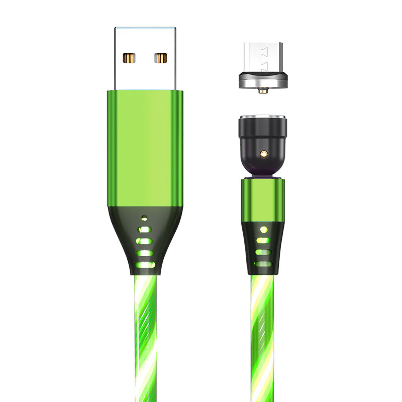 540° Rotate Luminous Magnetic Charging Cable