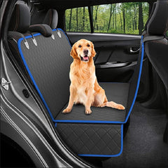 Dog Car Seat Cover with Mesh View & Safety Protector