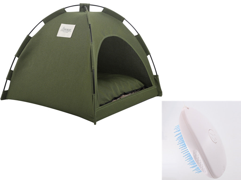 "Pet Tent Cooling Bed"